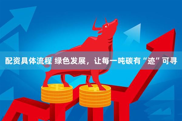 配资具体流程 绿色发展，让每一吨碳有“迹”可寻